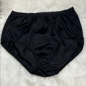 Just My Size Lace Trim Brief Panty 10